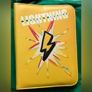 Pokemon Lighting Binder With Card Holder Sleeves NWNT